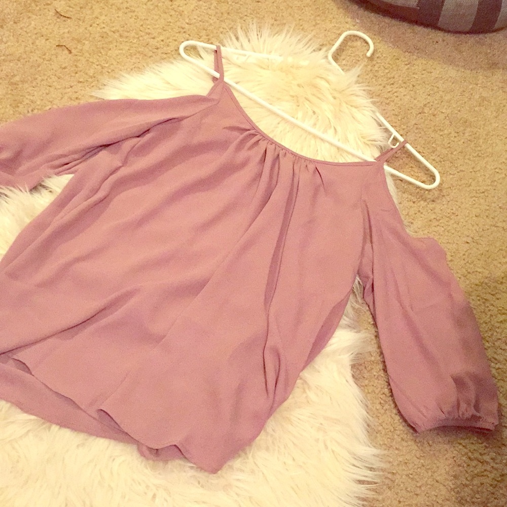 Dressy mauve blouse, never worn!
